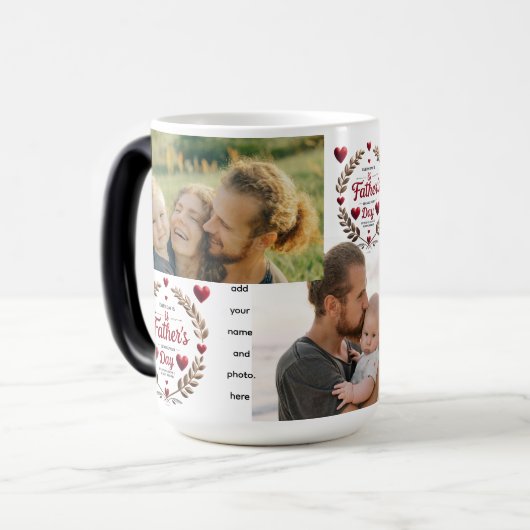 Gepersonaliseerde 15 oz Morphing Mok (Voorkant links)