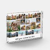 Gepersonaliseerde 16 Photo Collage Photo Block Fotoblokken (Links)