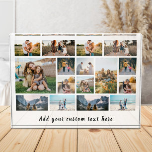 Gepersonaliseerde 16 Photo Collage Photo Block Fotoblokken