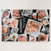 Gepersonaliseerde 17 Baby Foto Collage Legpuzzel (Horizontaal)
