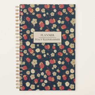 Gepersonaliseerde 1920s Bloemenplanner Planner