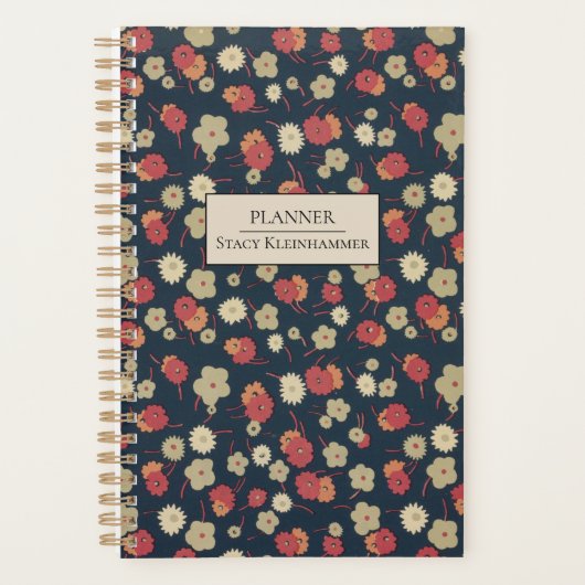 Gepersonaliseerde 1920s  Bloemenplanner Planner (Voorkant)