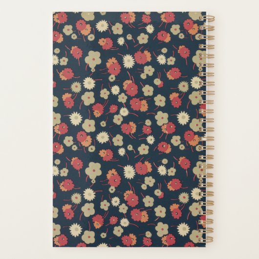 Gepersonaliseerde 1920s  Bloemenplanner Planner (Achterkant)