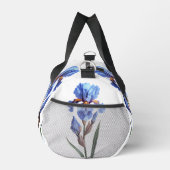 Gepersonaliseerde 19" Duffle Bag - Blauwe Iris Blo Plunjezak (Rechts)