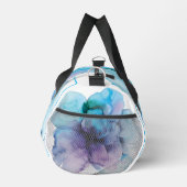 Gepersonaliseerde 19" Duffle Bag - Waterverf Flowe Plunjezak (Rechts)