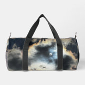 Gepersonaliseerde 19" L Duffle Bag - Cloudy Sky Plunjezak (Achterkant)
