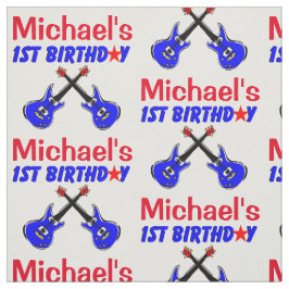 GEPERSONALISEERDE 1 JAAR OUDE ROCK STAR STOF