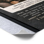 Gepersonaliseerde 1-jaars verjaardag foto collage poster (Hoek)