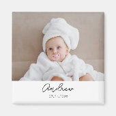 Gepersonaliseerde 1e 2e 3e 10e Verjaardag Party Fa Magneet (Voorkant)