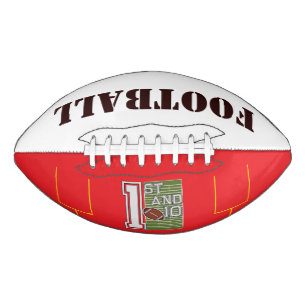 Gepersonaliseerde 1e en 10 Football