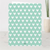 Gepersonaliseerde 1st Christmas Polar Beer Baby Kaart (Achterkant)