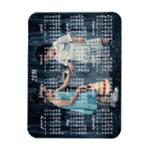 Gepersonaliseerde 2016 magnetische kalender 3x4 magneet (Verticaal)