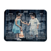 Gepersonaliseerde 2017 magnetische kalender 3x4 magneet (Horizontaal)