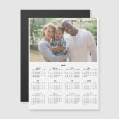 Gepersonaliseerde 2019 kalender magnetische fotoka (Voorkant / Achterkant)