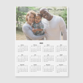 Gepersonaliseerde 2019 kalender magnetische fotoka