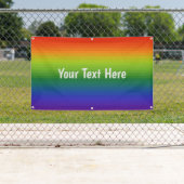 Gepersonaliseerde 2023 Pride - Regenbooggradiënt g Spandoek (Insitu)