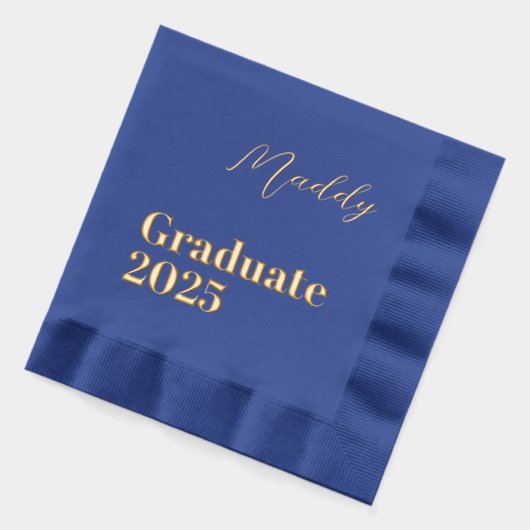 Gepersonaliseerde 2025 Afstuderen servetten (Links)