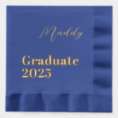 Gepersonaliseerde 2025 Afstuderen servetten (Voorkant)