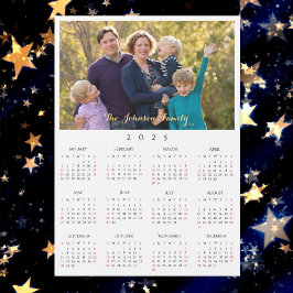 Gepersonaliseerde 2025 Familienaam Fotokalender Ka