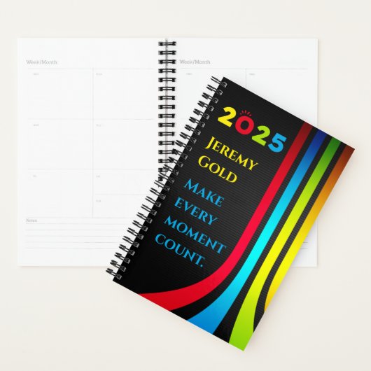 Gepersonaliseerde 2025 jaar planner (Display)