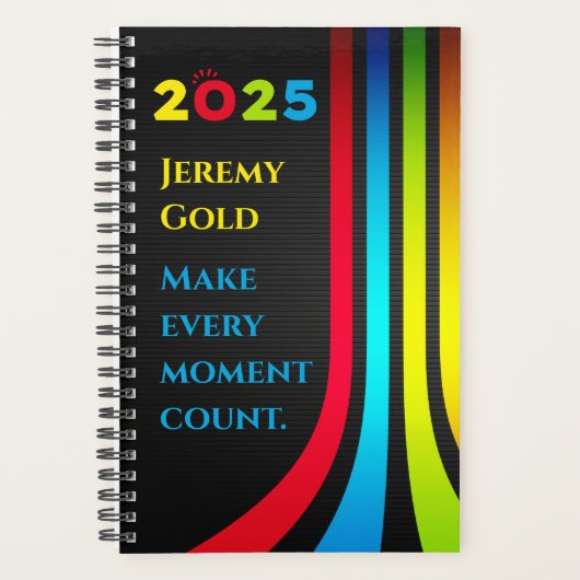 Gepersonaliseerde 2025 jaar planner (Voorkant)