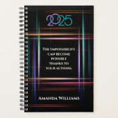 Gepersonaliseerde 2025 jaar planner (Voorkant)