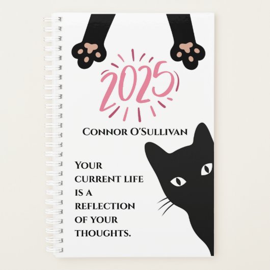 Gepersonaliseerde 2025 jaar planner (Voorkant)