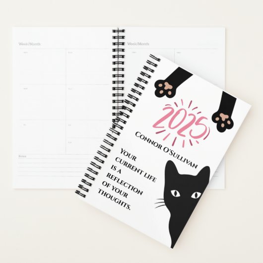 Gepersonaliseerde 2025 jaar planner (Display)