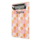 Gepersonaliseerde 2025 Planner met zachte pastelkl Mini Klembord (Angled2)