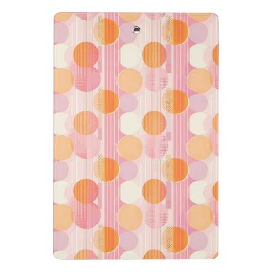 Gepersonaliseerde 2025 Planner met zachte pastelkl Mini Klembord (Achterkant)