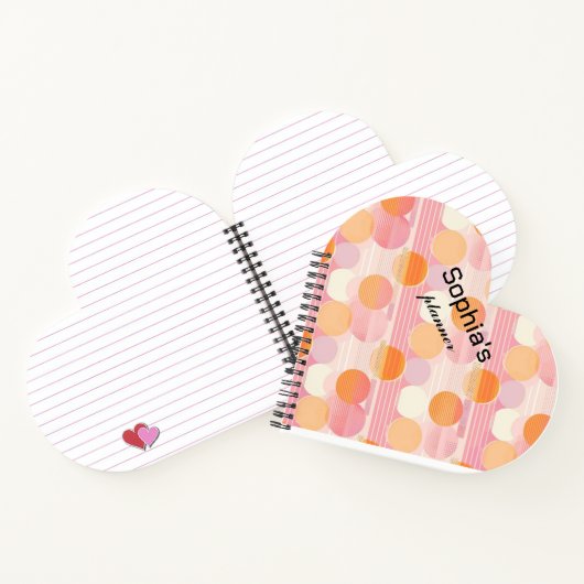 Gepersonaliseerde 2025 Planner met zachte pastelkl Notitieboek (Binnen)