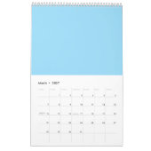 Gepersonaliseerde 2026 Kalender – Aangepast, Elega (Mar 2027)