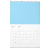 Gepersonaliseerde 2026 Kalender – Aangepast, Elega (Feb 2027)