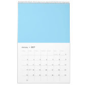 Gepersonaliseerde 2026 Kalender – Aangepast, Elega (Jan 2027)