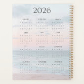 Gepersonaliseerde 2026 Ocean Beach Psalmen Bijbelv Planner (Achterkant)