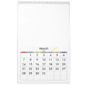 Gepersonaliseerde 2026 wandkalender | Aangepaste f Kalender (Mar 2027)