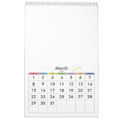 Gepersonaliseerde 2026 wandkalender | Aangepaste f Kalender (Mar 2026)
