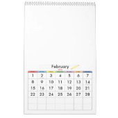 Gepersonaliseerde 2026 wandkalender | Aangepaste f Kalender (Feb 2026)
