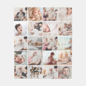 Gepersonaliseerde 20-foto deken (Voorkant)