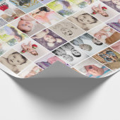 Gepersonaliseerde 20 Fotocollage Cadeaupapier (Hoek)