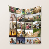 Gepersonaliseerde 20 Fotocollage Fleece Deken