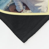 Gepersonaliseerde 20 Gouden Hart Fotocollage Fleece Deken (Hoek)