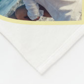 Gepersonaliseerde 20 Gouden Hart Fotocollage Fleece Deken (Hoek)