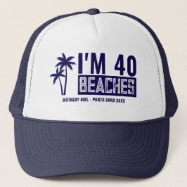 Gepersonaliseerde 20e 30e 40e 50e verjaardag Squad Trucker Pet
