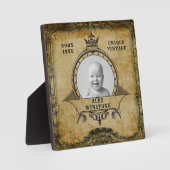 Gepersonaliseerde 21e  foto-sjabloon van geboorte fotoplaat (Voorkant)