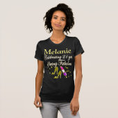 GEPERSONALISEERDE 21E VERJAARDAG GOLD DIVA T SHIRT (Voorkant volledig)