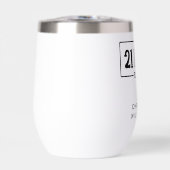 Gepersonaliseerde 21ste verjaardag 21 IN 25 EST 20 (Voorkant)