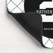 Gepersonaliseerde 21ste verjaardag Modern en Elega Muismat (Hoek)