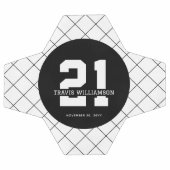 Gepersonaliseerde 21ste verjaardag Modern Voetbal (Enkel)