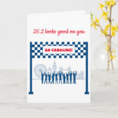 Gepersonaliseerde 26.2 London Skyline Marathon Con Kaart (Gele Bloem)